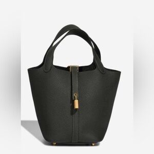 Hermes Picotin 18 in Vert Mangrove Tote Bag